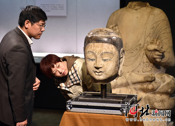 河北省幽居寺流失佛首“回家”将与佛身一起入藏河北博物院